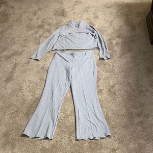 Victoria's Secret Light Gray Pajama Set